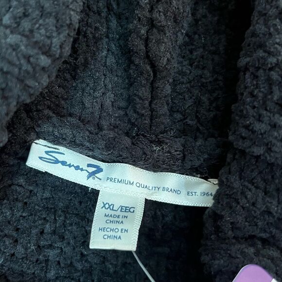 Seven7 Cable Knit Cowl Neck Sweater, Size XXL, NWT - Picture 7 of 12